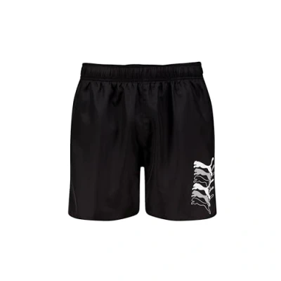 Image of PUMA Men&#039;s Cat Logo Mid Length Swim Trunks, Black, L