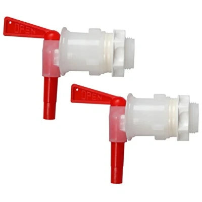Image of JOKBEN 2 Pair Plastic Bottling SpigotFiller Spout Bucket Tap for Homebrew Wine Making Beer