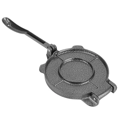 Image of Roti Maker, Tortilla Press, Cast Iron Durable Maker Chapati Machine Taco Press for Restaurant Home 8 inch