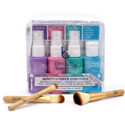 Image of Beauty Hygiene Plus Essentials makeup brush and palette cleaner Antibacterial &amp; Antiviral Quick Dry Conditioning