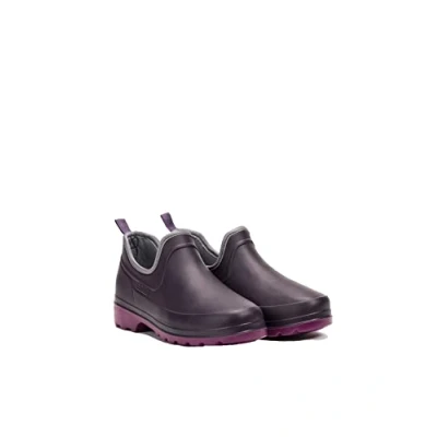 Image of Aigle Women&#039;s Taden Plus 2 Clog, Aubergine Dahlia, 7.5 UK