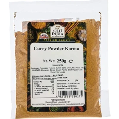 Image of Old India Curry Powder Korma 250g