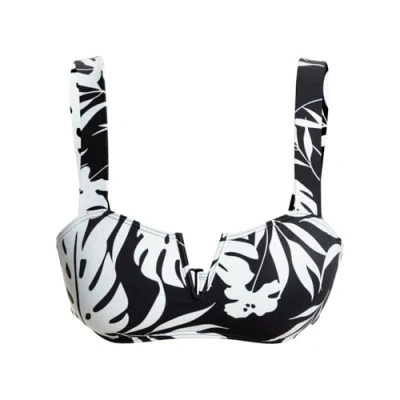 Image of Roxy LOVE THE Vanuatu Bikini top, Women&#039;s, Size: Small, Anthracite surf trippin bico s
