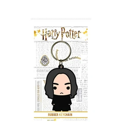 Image of HARRY POTTER Rubber Keyring Severus Snape Chibi Official Merchandise