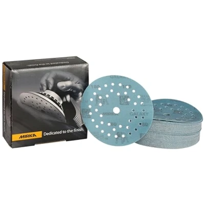 Image of Mirka Galaxy Epoxy Sandpaper 125 mm Hook &amp; loop Grit 180 for Sanding Resin, Wood, Epoxy, Rivertable / 50 Pcs Discs
