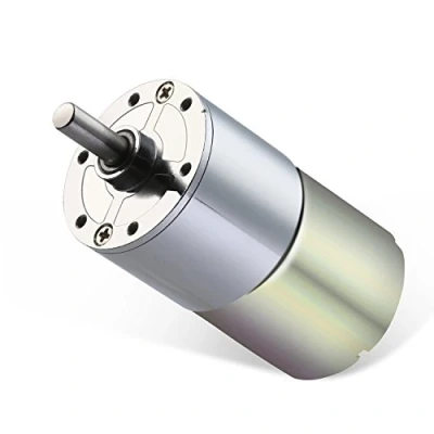 Image of Greartisan DC 12V 20RPM Gear Motor High Torque Electric Micro Speed Reduction Geared Centric Output Shaft 37mm Diameter Gearbox