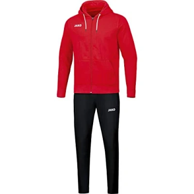 Image of JAKO Men&#039;s Tracksuit Base with Hood, Red, XL, M9665