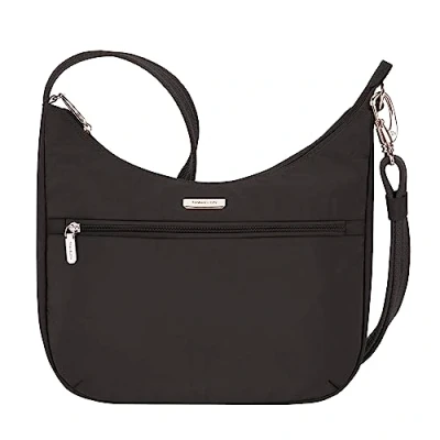 Image of Travelon Anti theft Essentials East/West Hobo Bag, Black, One Size, Bag