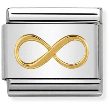 Image of Nomination Gold Infinity Charm