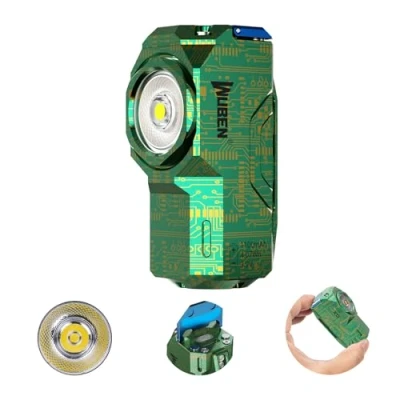 Image of WUBEN X0 Torch Rechargeable 800 Lumens, LED Super Bright, 7 Modes, Programmable, Magnetic Type C Compact Flashlight, EDC for Camping and Hiking, Outdoor