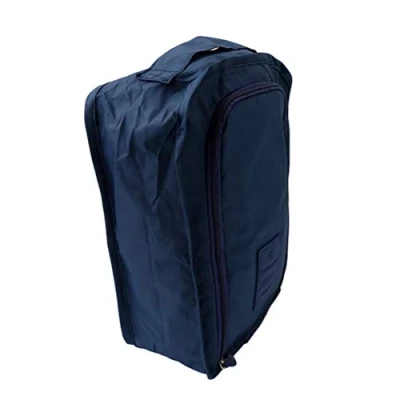 Image of Flybloom Nylon Shoe Storage Bag Thicken Waterproof Foldable Household Travel Pocket,Dark Blue