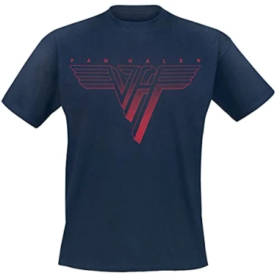 Image of Van Halen Classic Logo T Shirt Black