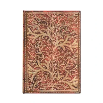 Image of Paperblanks Wildwood Midi Horizontal 13 Month Calendar 2025 Elastic Band Closure