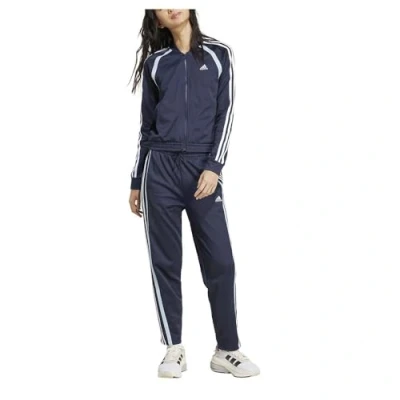 Image of adidas Women&#039;s TEAMSPORT TRACKSUIT, legend ink/white, XXS Short
