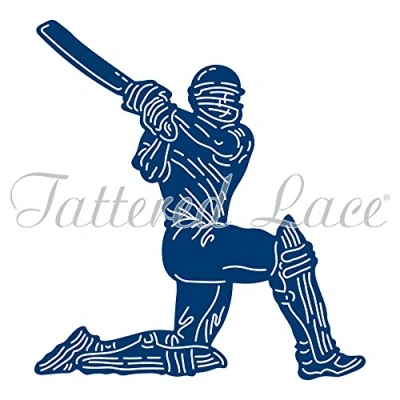 Image of Tattered Lace Vintage Cricketer Craft Cutting Die TLD0363