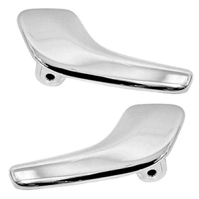 Image of Twowinds Inside Front Rear Left Rigght Door Handle Chrome Silver Corsa D (Set 2 pcs.)