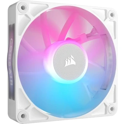 Image of Corsair iCUE LINK RX120 RGB 120mm PWM Fan Magnetic Dome Bearing Single White