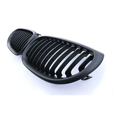 Image of Fits For BMW 5 Series E60 E61 Saloon Touring Black Grills Front Grill 03 10