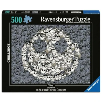 Image of Ravensburger The Nightmare Before Christmas 500 piece Jigsaw Puzzle for Adults and Kids Age 10 Up