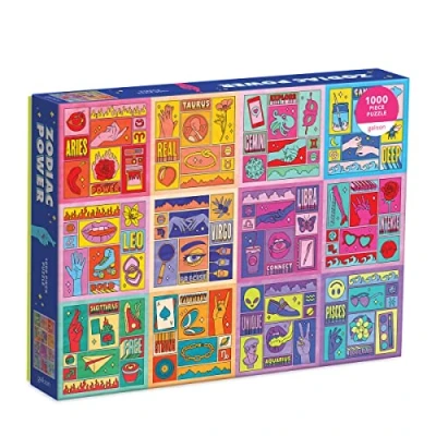 Image of Galison 9780735366831 Zodiac Power 1000 Piece Puzzle