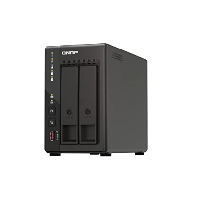 Image of QNAP TS 253E 8G/8TB 2 Bay Desktop NAS Unit with Seagate IronWolf Drives
