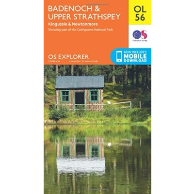 Image of Explorer OL 56 Badenoch &amp; Strathspey Map