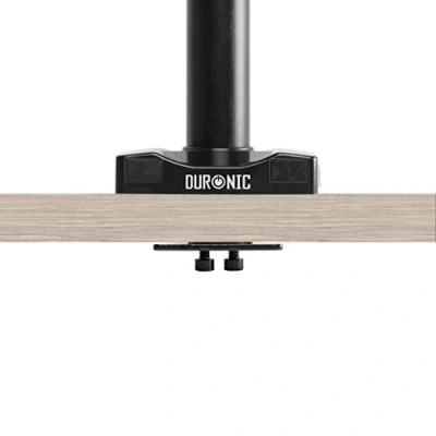 Image of Duronic Grommet 3 DM GR 03 Adaptor for Fixing Monitor Arm Bracket via a Hole in the Desk Compatible with Mounts DMG51X2 and DMG52 Models ONLY Black Steel
