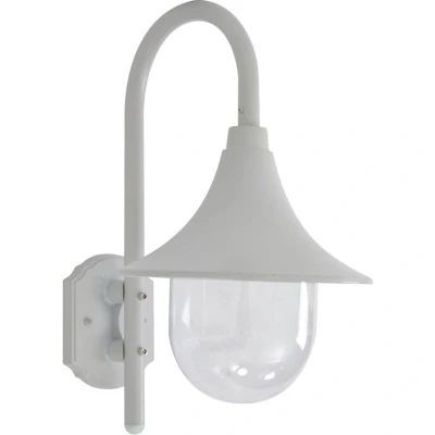 Image of vidaXL Garden Wall Lamp E27 42 cm Aluminium White