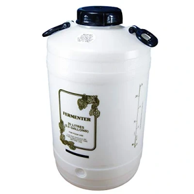 Image of 25 Litre Wide Neck Wine Fermenter With 4 Inch Cap
