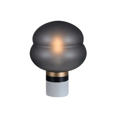 Image of Areteou Table Light 1x E27 Max 20W Black Glass