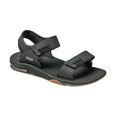 Image of Reef Men&#039;s Fanning Baja Sport Sandal, Black Silver, 10 UK