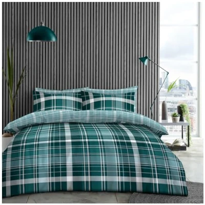 Image of GC GAVENO CAVAILIA Reversible Duvet Covers with Pillowcases King Size Bedding Sets Polycotton Soft Comforter Cover (230x220cm)