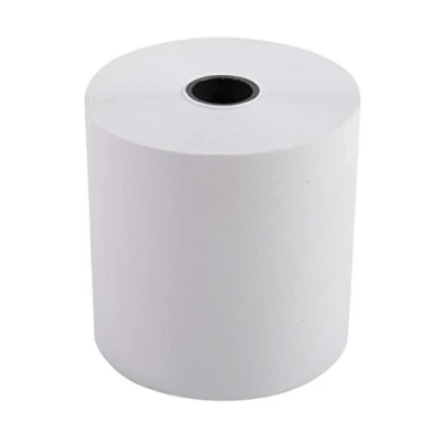 Image of Exacompta Ref 40651E Single Ply Extra White Cash Register &amp; Calculator Roll (Pack of 10 Rolls) , Suitable for Shops, Kiosks, Cafés, Restaurants, Card Payments