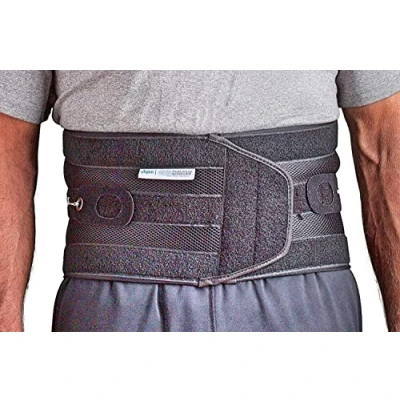 Image of Aspen Medical Products Quikdraw PRO Back Brace Braces for Lower Pain Women Lumbar Support Belt Men BeltÃ‚ (Black Large Belly Size 36&quot; 42&quot;)