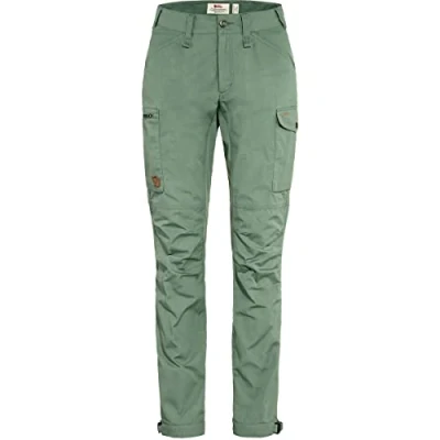Image of Fjallraven 89829 614 Kaipak Trousers Curved W Pants Women&#039;s Patina Green Size 44