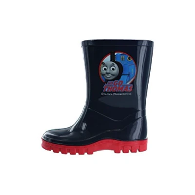 Image of WILLIAM LAMB Boys Thomas The Tank &amp; Friends Blue Wellies Wellington Boots UK Size 6