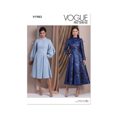 Image of VOGUE PATTERNS V1983U5 Misses&#039; Dresses U5 (16 18 20 22 24)