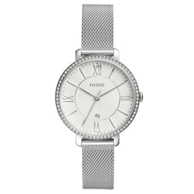 Image of Fossil Jacqueline Watch silvercoloured, Women&#039;s, Size: One Size, Silver coloured