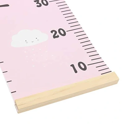 Image of Charming Height Growth Chart For Any Boy And Girl Pink Cloud