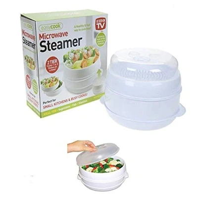 Image of PMS HEALTHY LIVING MICROWAVE 2T STEAMER IN PVC COATED BOX