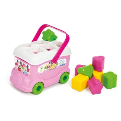 Image of Clementoni Baby 14933 Minnie Shape Sorter Bus