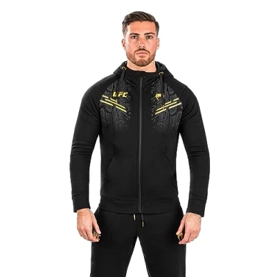 Image of Venum Replica Adrenaline Hoodies Zipup sweatshirt, Men&#039;s, Size: Large, Black/gold