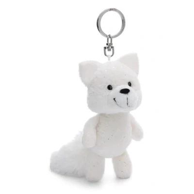 Image of NICI Cuddly toy polar fox Vanja 10cm wiggling GREEN