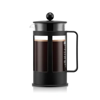 Image of BODUM Kenya 8 Cup French Press Coffee Maker, Black, 1.0 l, 34 oz