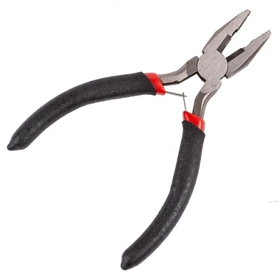 Image of Black Mini 11.5cm Carbon Steel Combination Pliers By Blackspur