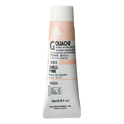 Image of Holbein Acryla Gouache Shell Pink (A) 20ml