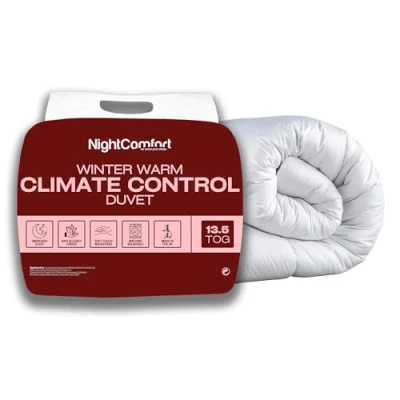 Image of Night Comfort Winter Feels Ultra Snuggle Anti Allergy 13.5 Tog Warm Duvet Quilt (Single)