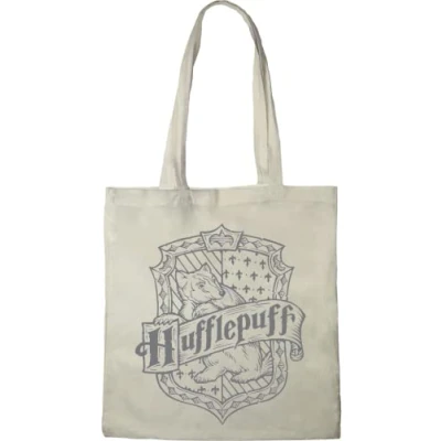 Image of HARRY POTTER BWHAPOMBB009 Tote Bag Hufflepuff 38 x 40 cm Ecru