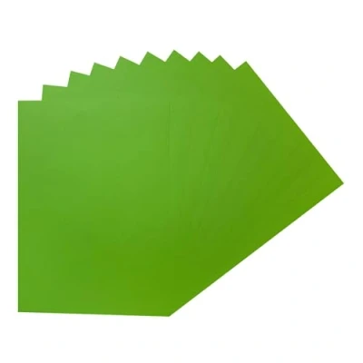 Image of Pack of 100 A4 Light Green Coloured Paper 75gsm Sheets