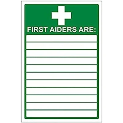 Image of V Safety Eco Friendly First Aid General Aiders are 150 x 200 mm Sign